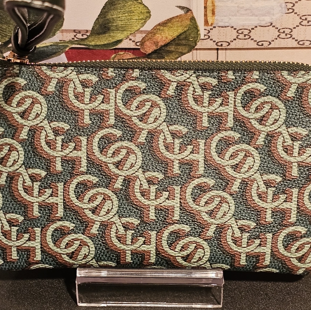 Coach Leather Corner Zip Wristlet - Picture 13 of 13